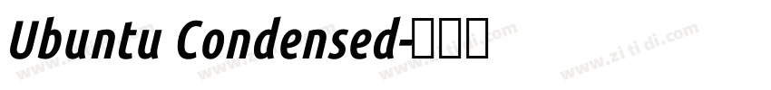 Ubuntu Condensed字体转换